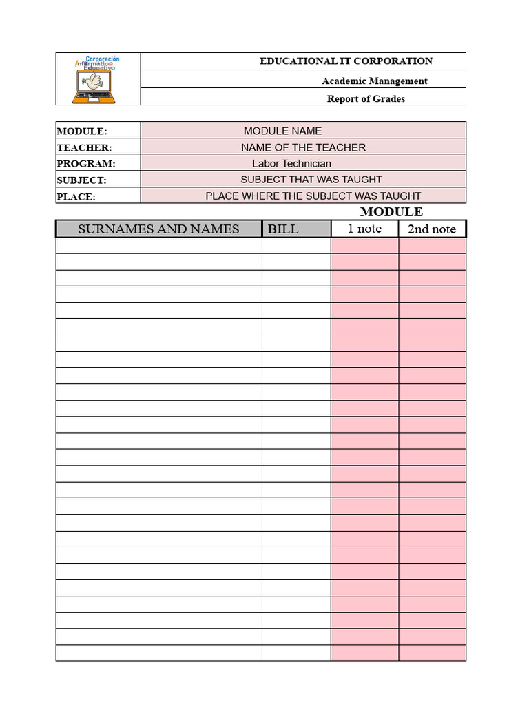 Grade Format | PDF