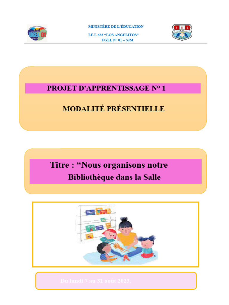 Organisation de la Bibliothèque Scolaire | PDF | Émotions | Sciences ...