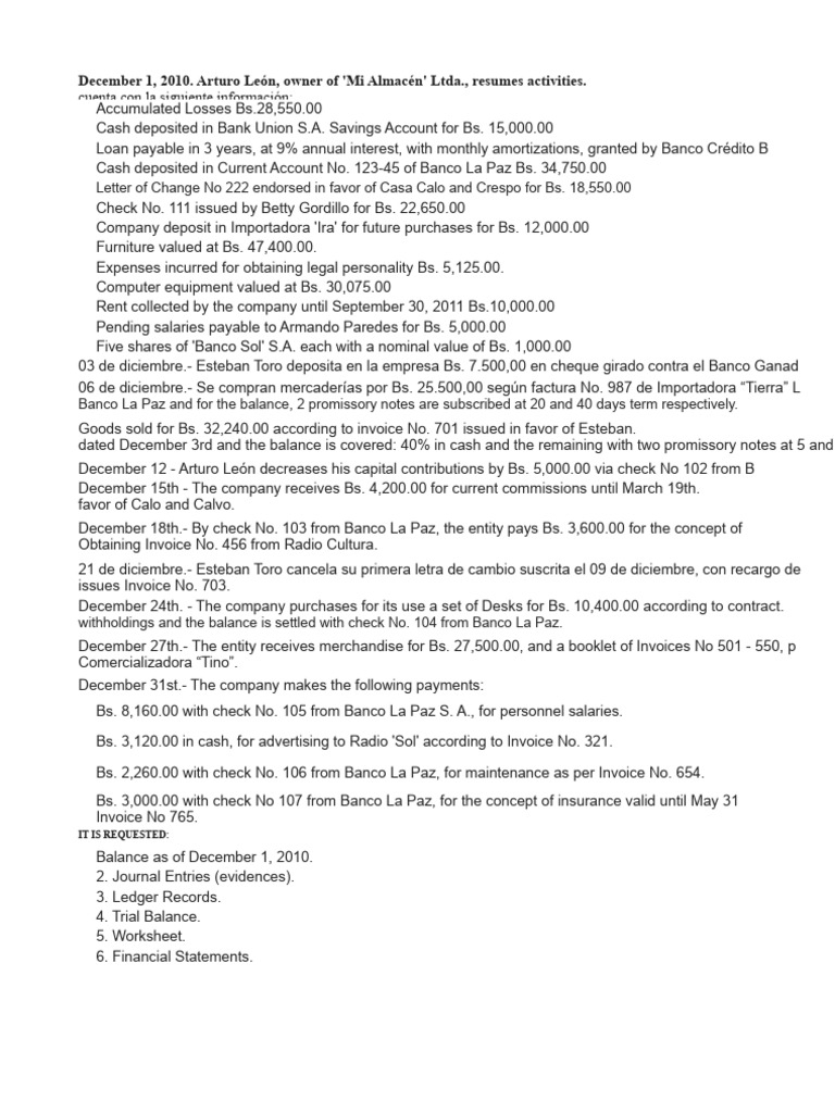 BASIC EXERCISE COMPLETE | PDF | Debits And Credits | Expense