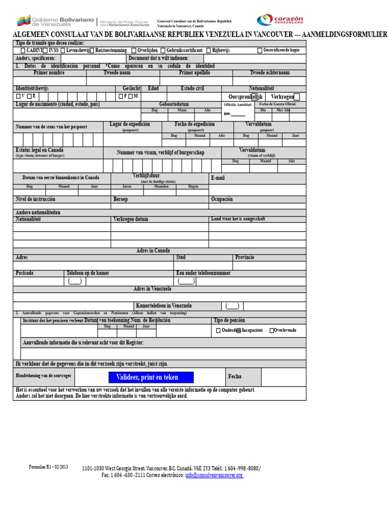 Algemene Procedures Formulier r1 | PDF