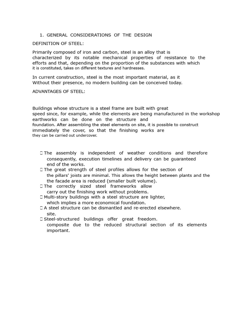 Steel Structure Design Essentials | PDF | Deformation (Engineering ...
