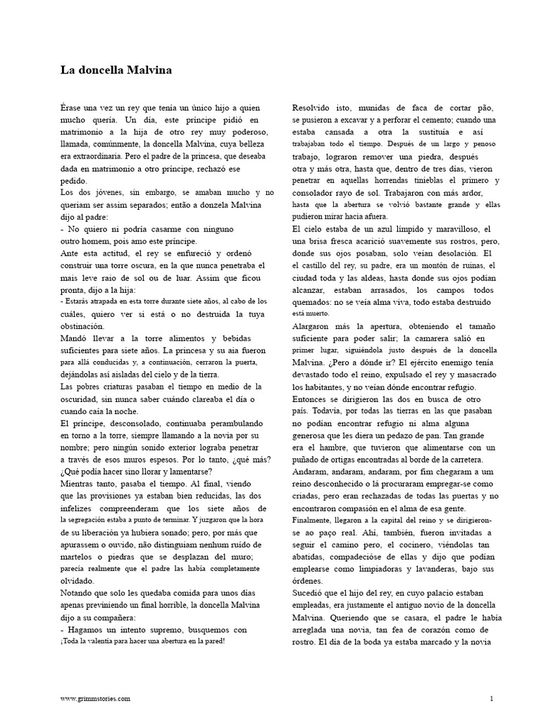 La Doncella Malvina | PDF
