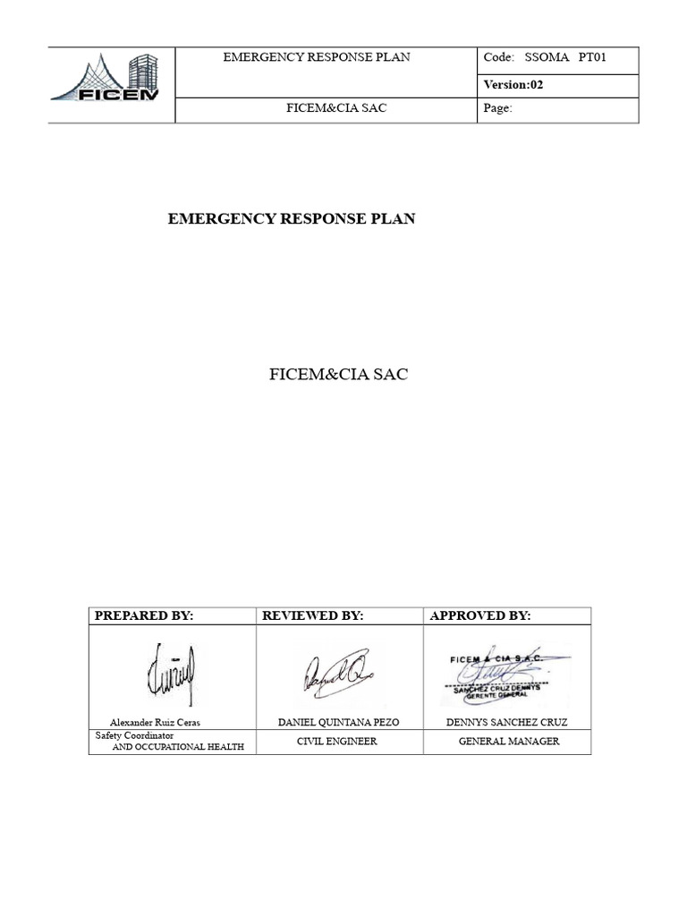 Emergency Response Plan Dpworld | PDF | Cardiopulmonary Resuscitation ...