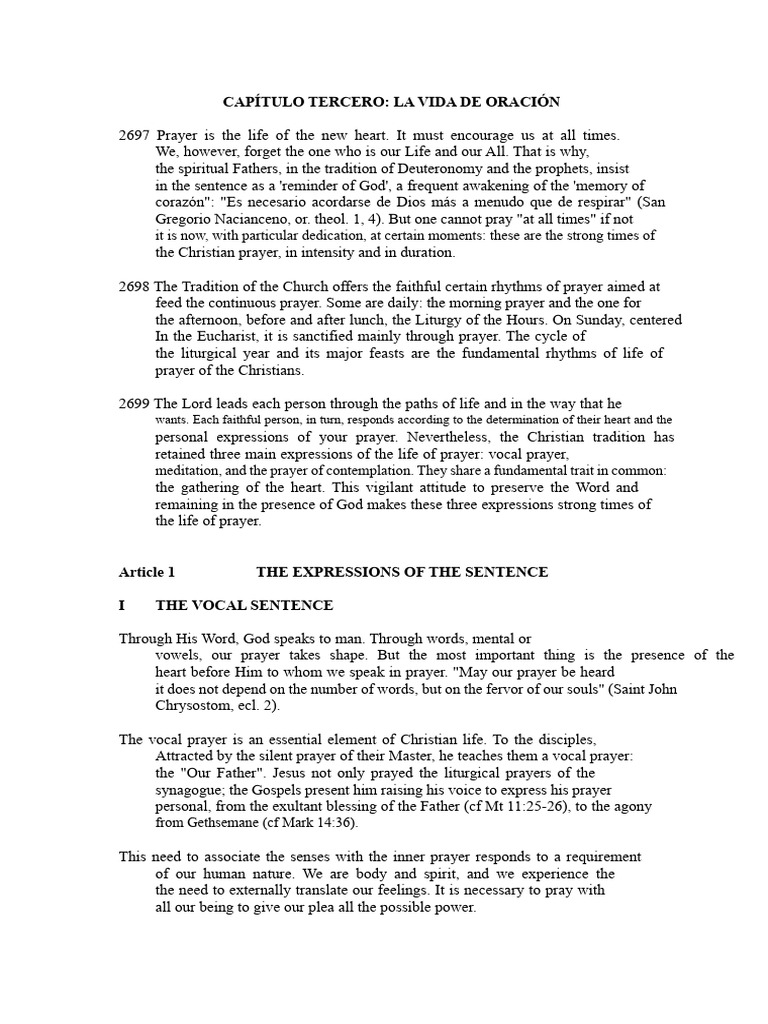 The Life of Prayer PDF | PDF | Christian Mysticism | Prayer