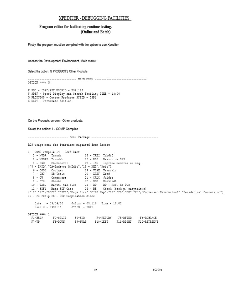 Xpediter | PDF | Computer Programming | Operating System Families