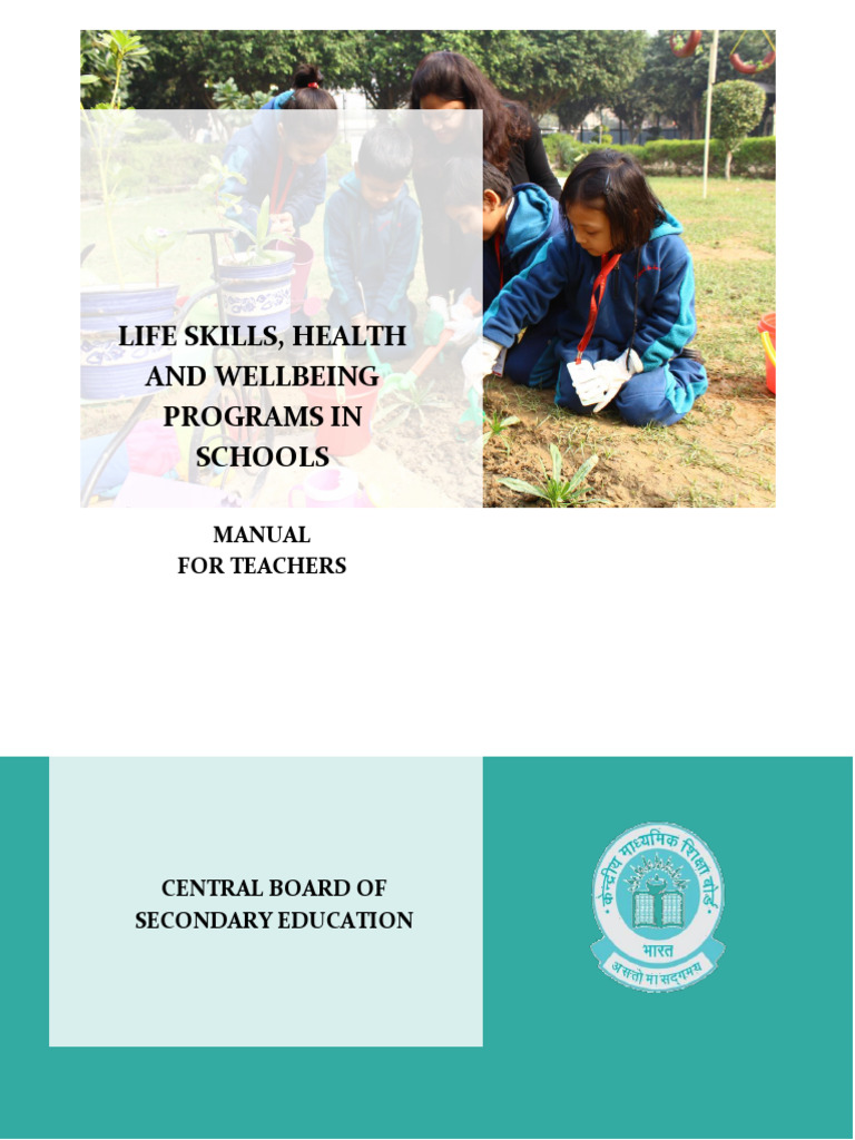 Life Skills Education for Teachers Manual | PDF | Learning | Creativity