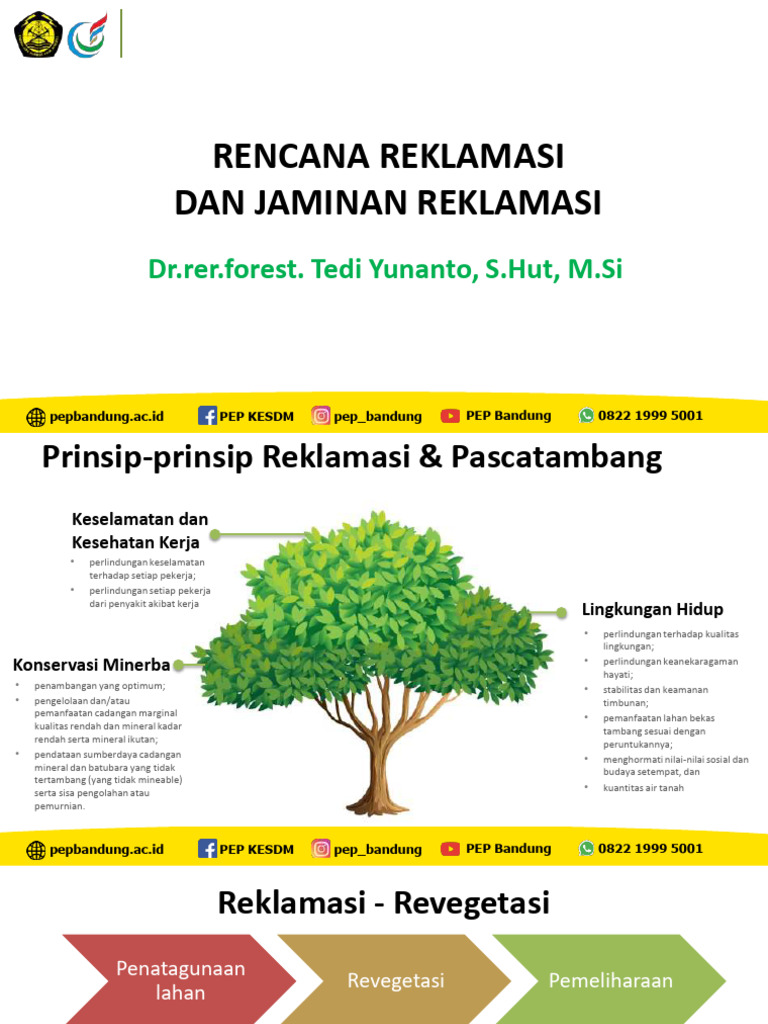 Rencana Reklamasi Tahap Eksplorasi | PDF