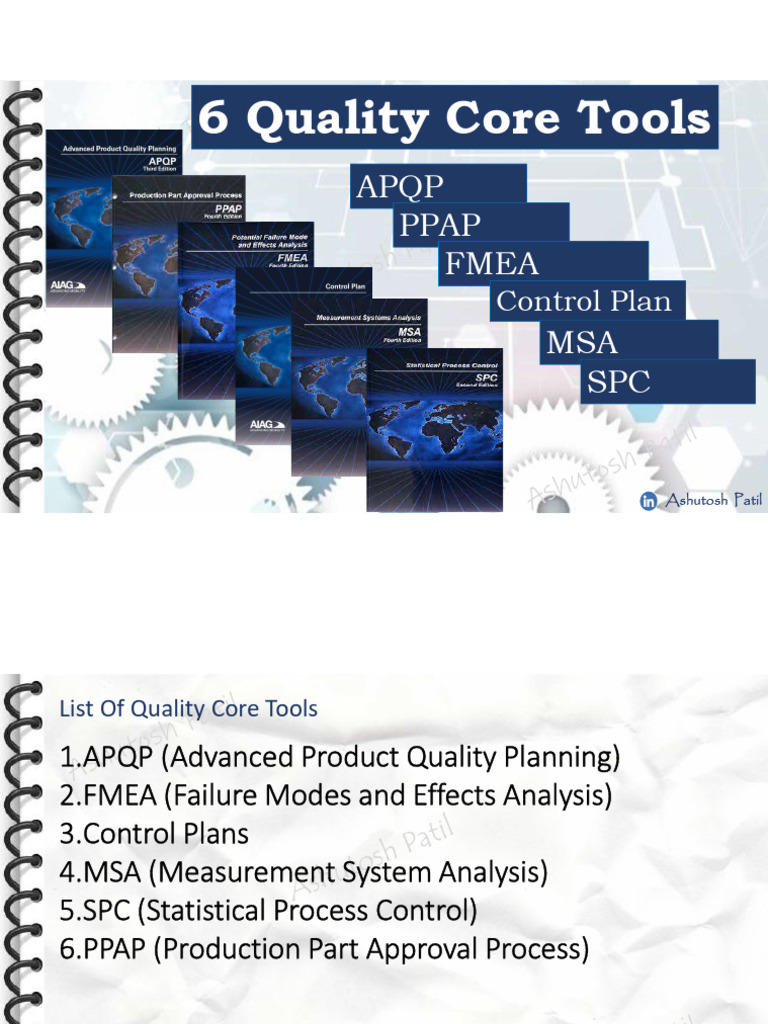 Essential Quality Core Tools Overview | PDF