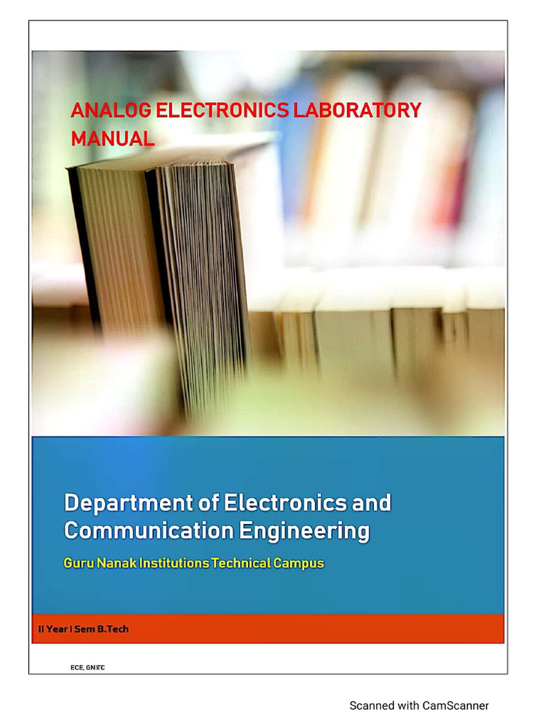 Ae Lab Manual For Eee 2020-21 | PDF