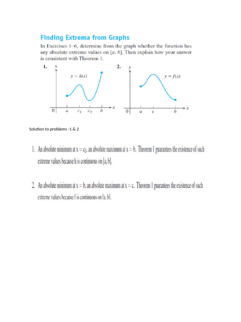 10.problems To Practice-Extemas | PDF