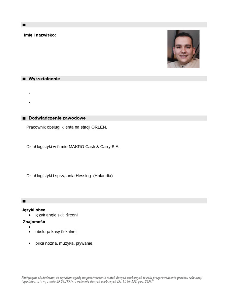 CV Daniel 1 | PDF