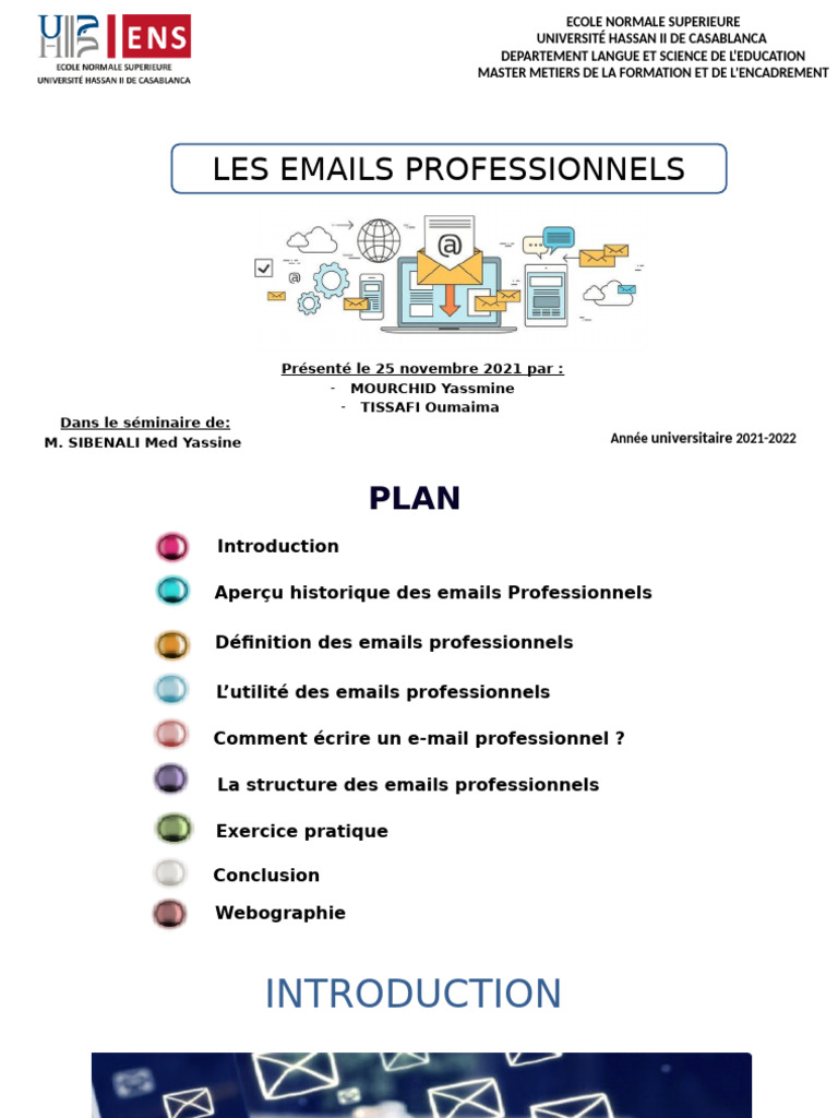 Les Emails Professionnels: Guide Pratique | PDF