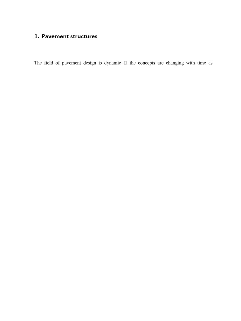 Understanding Pavement Structures and Design | PDF | Road Surface ...