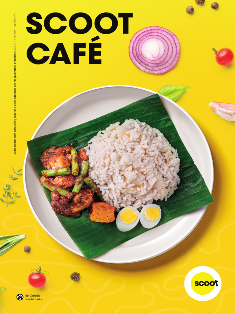 Scoot Inflight Menu 2025 Overview | PDF | Sauce | Curry