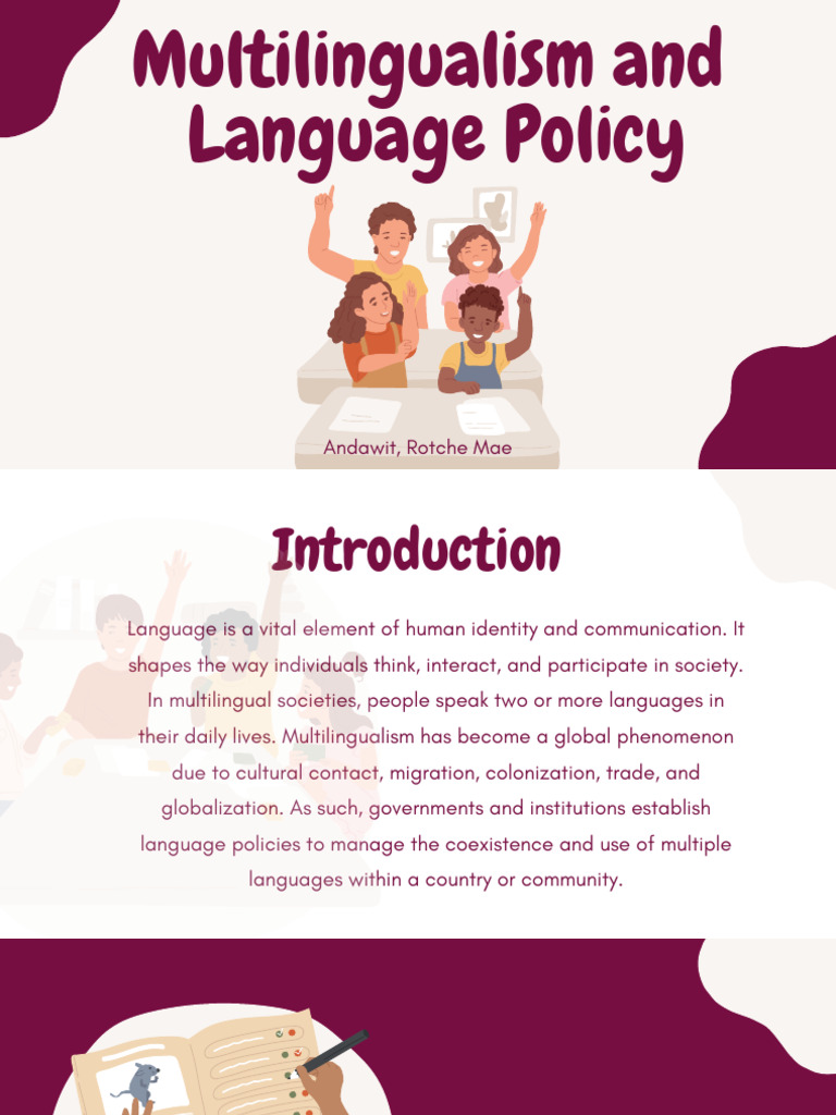 Multilingualism and Language Policy Overview | PDF | Multilingualism ...