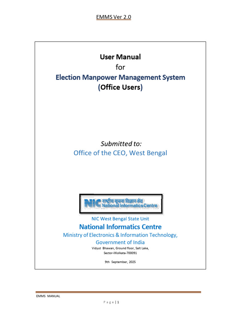 EMMS User Manual for Office Users | PDF | Password | Login