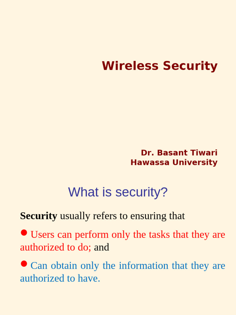 Understanding Wireless Security Risks | PDF | Cryptography | Computer ...