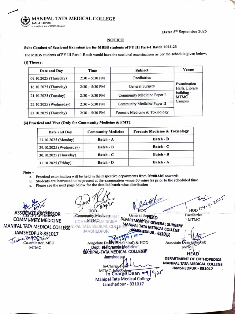 Sessional Examination PY3P1 (Batch 2022 23) . | PDF