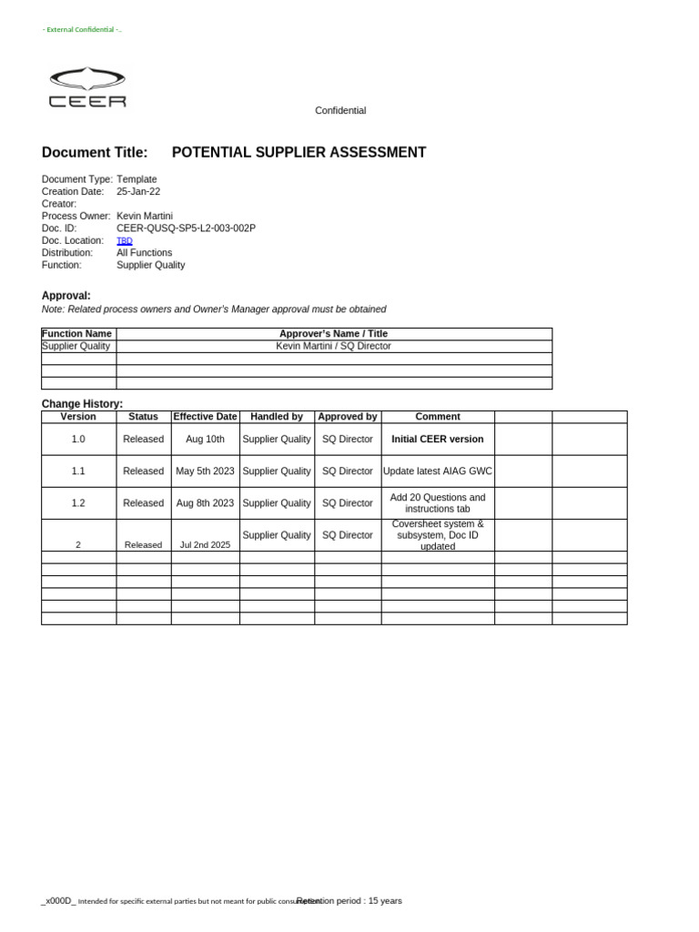 CEER-QUSQ-SP5-L2-003-002P Potential Supplier Assessment Master Form ...