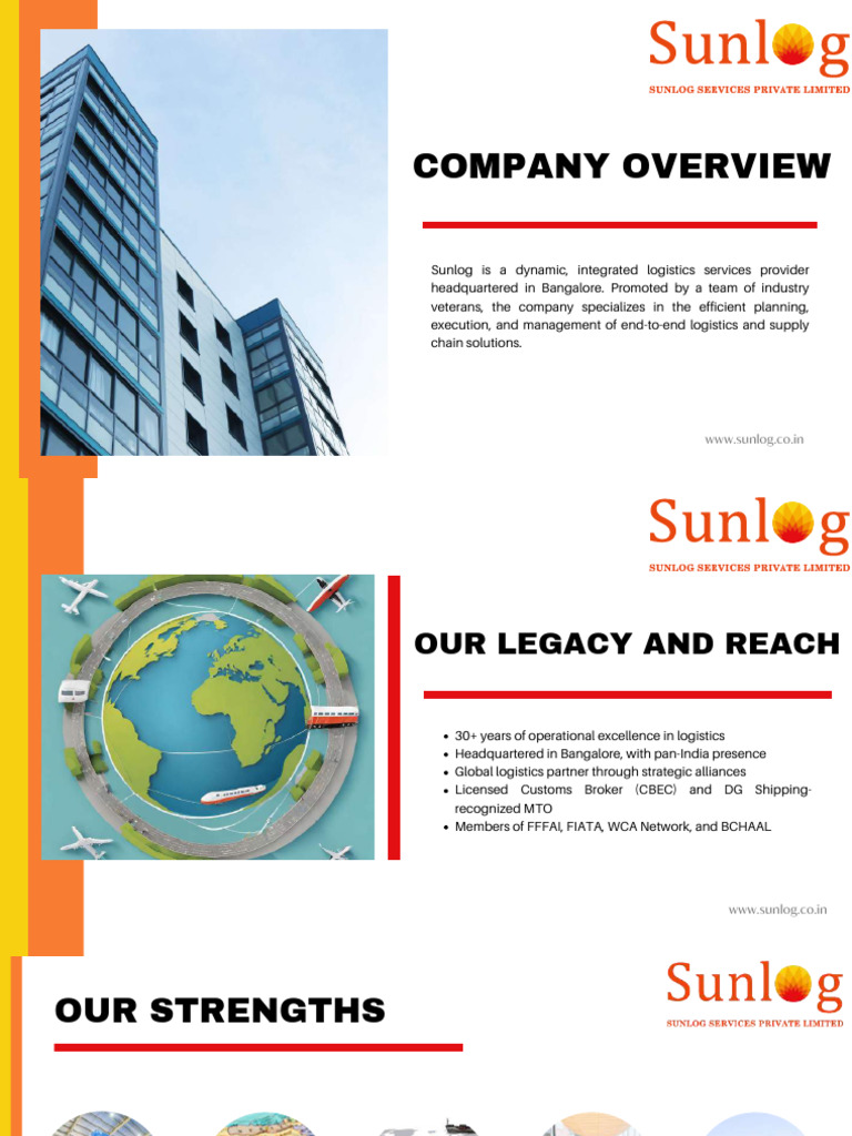 Integrated Logistics Solutions by Sunlog | PDF | Logistics | Cargo