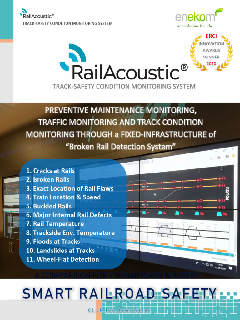 RailAcoustic® Track Safety Monitoring System | PDF | Computer Network ...