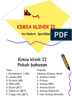 ANALISA KIMIA KLINIK II