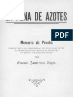 La Pena de Azotes. Ernesto Zamorano