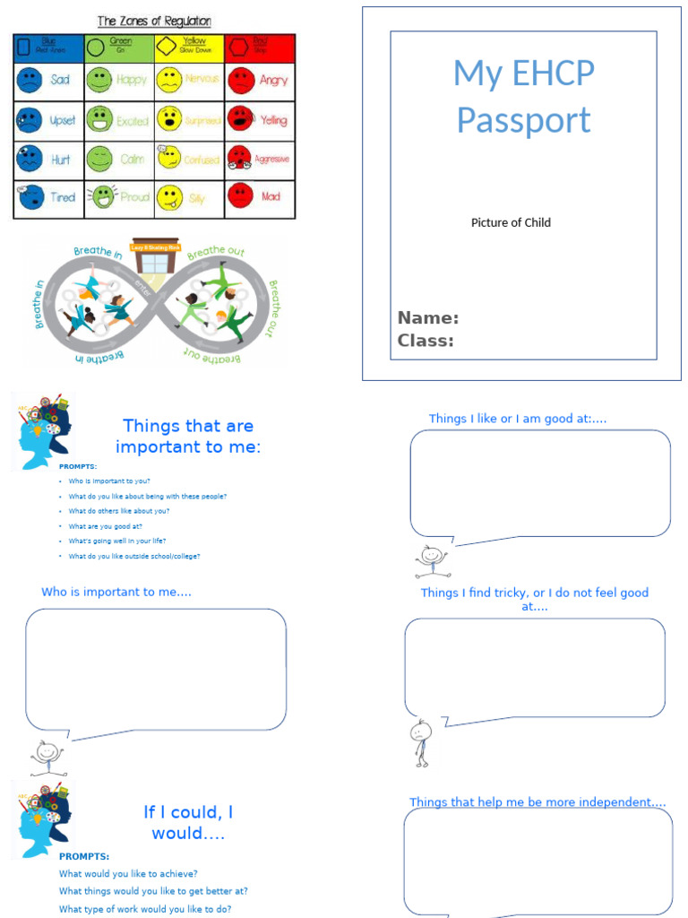 My EHCP: Personal Goals & Support Needs | PDF