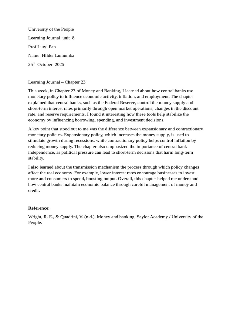 Central Banks and Monetary Policy Insights | PDF