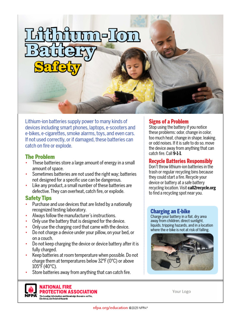 Lithium-Ion Battery Safety Tips | PDF | Lithium Ion Battery