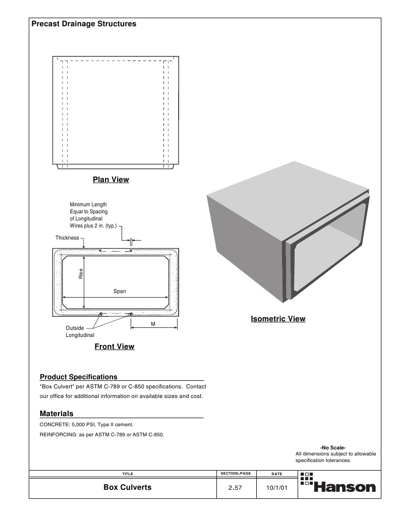 2.57 Box Culverts | PDF | Home & Garden