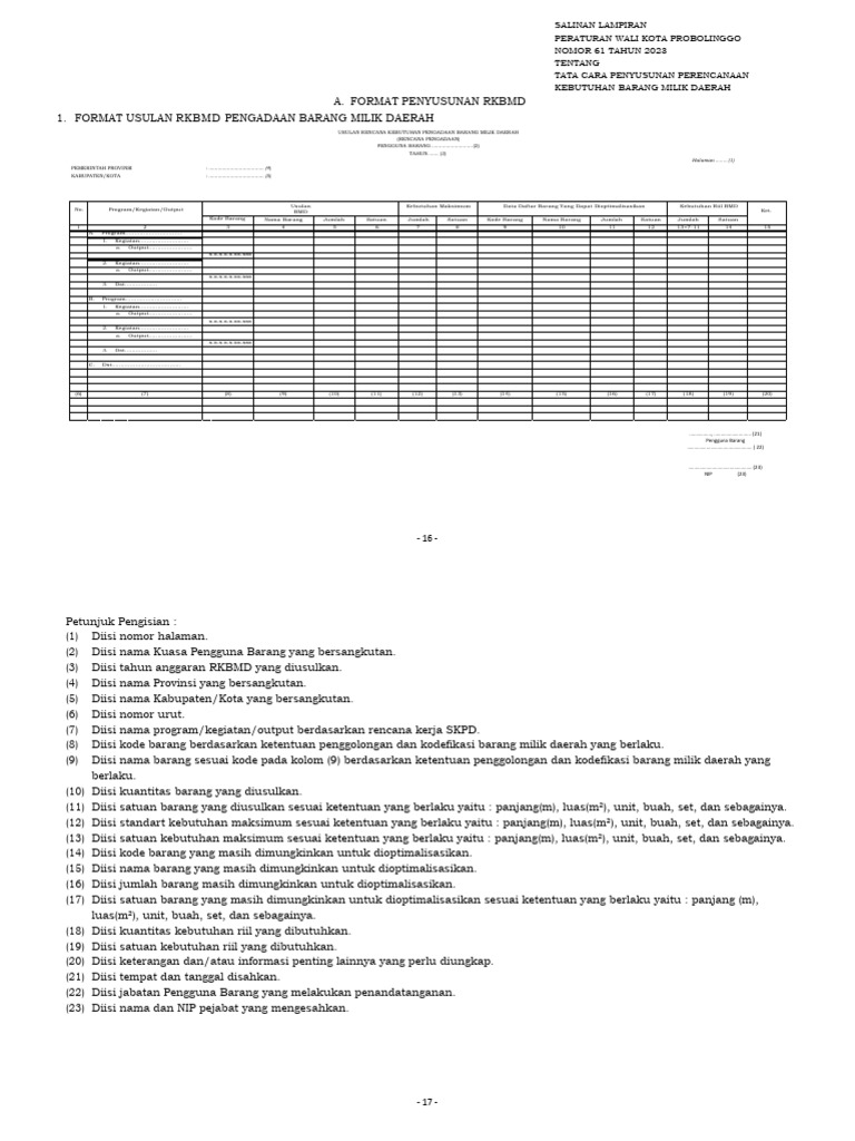 FORMAT PENYUSUNAN RKBMD-halaman | PDF