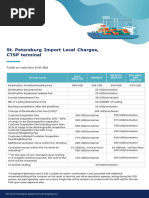 MSC Demurrage and Detention Charges Guide | PDF | Shipping | Water ...