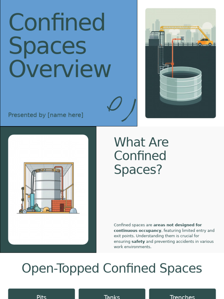 Confined Spaces Safety Overview | PDF | Safety | Working Conditions
