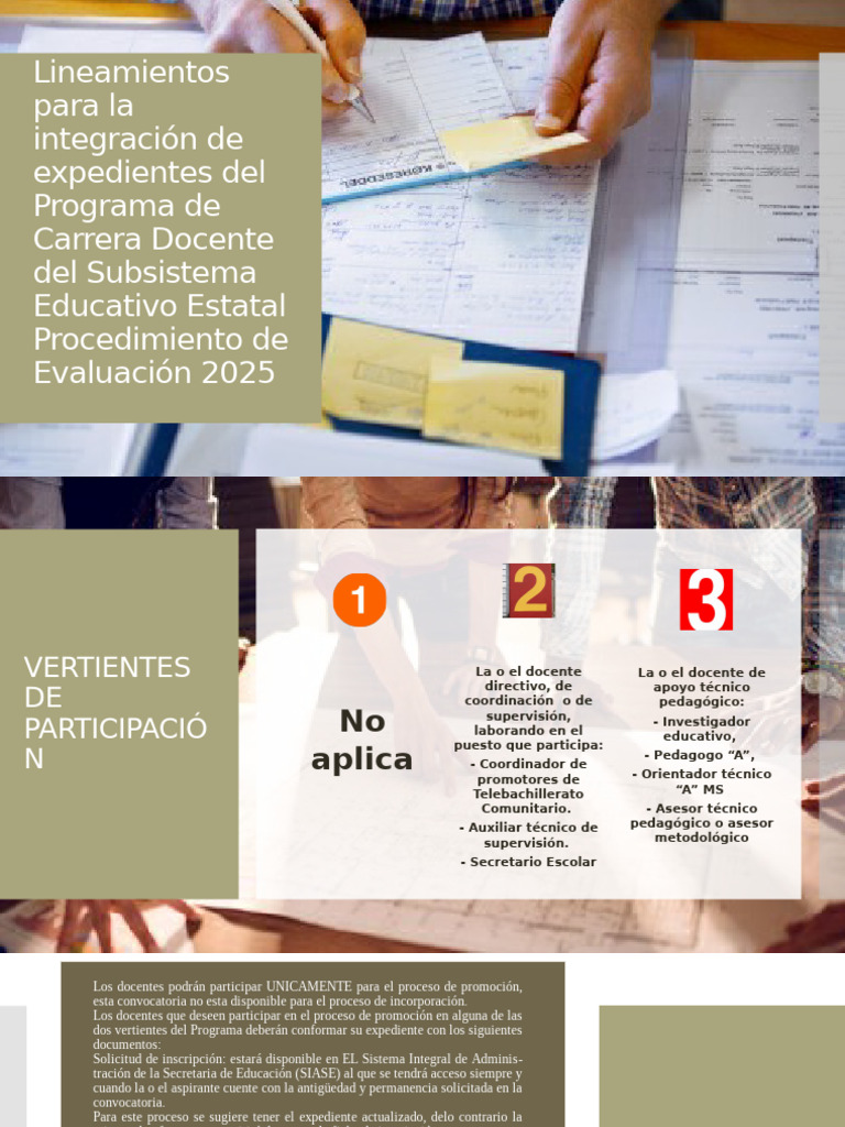 Lineamientos para Evaluación Docente 2025 | PDF
