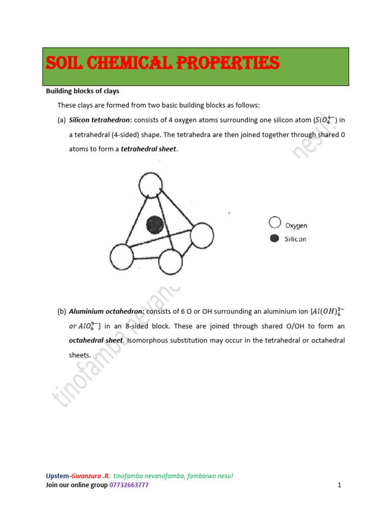 Understanding Clay Types and Properties | PDF | Soil | Ion