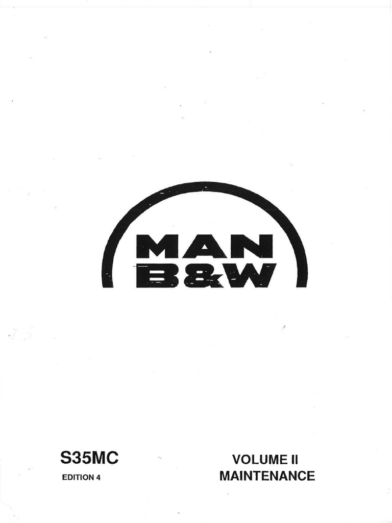 MAIN ENGINE 7S35MC Instruction Manual - Vol. II & III | PDF