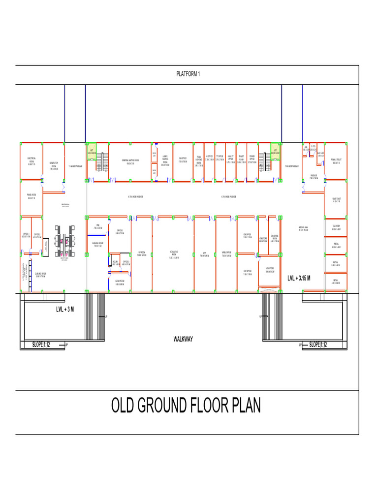 Ground Floor Plan Layout Overview | PDF