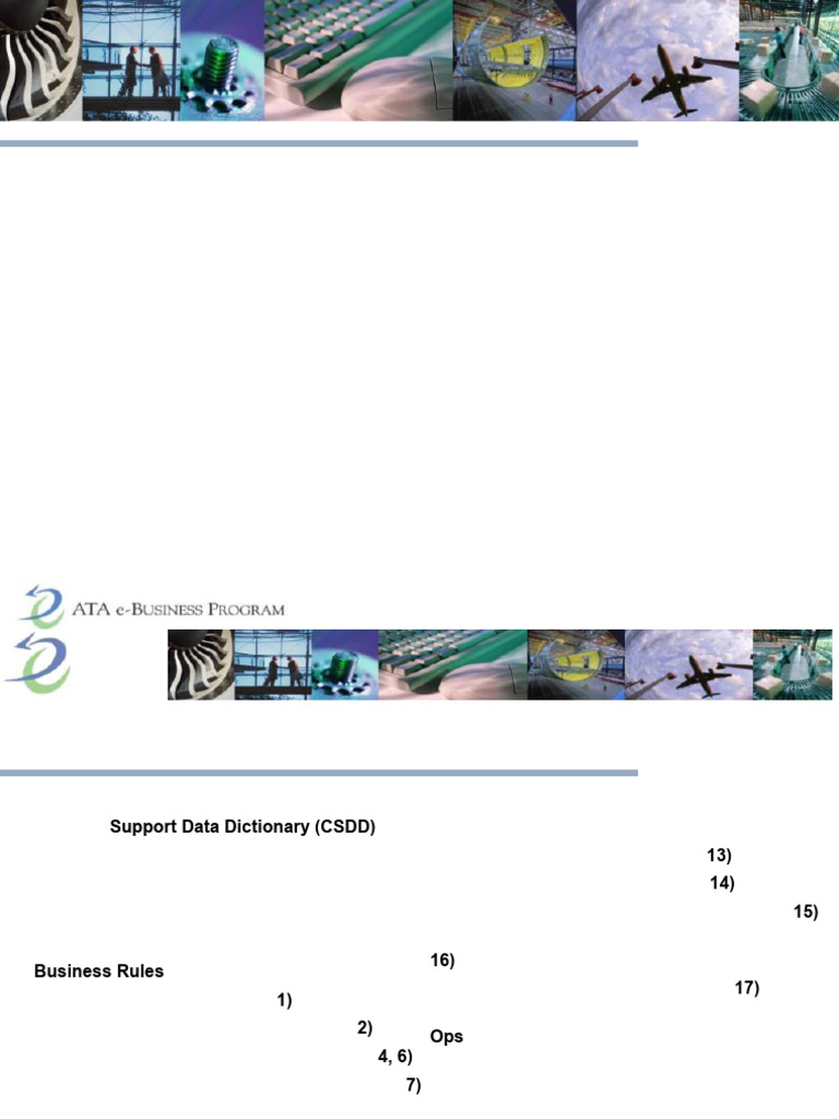 ATA e-Business Standards Overview | PDF | Xml | Specification ...