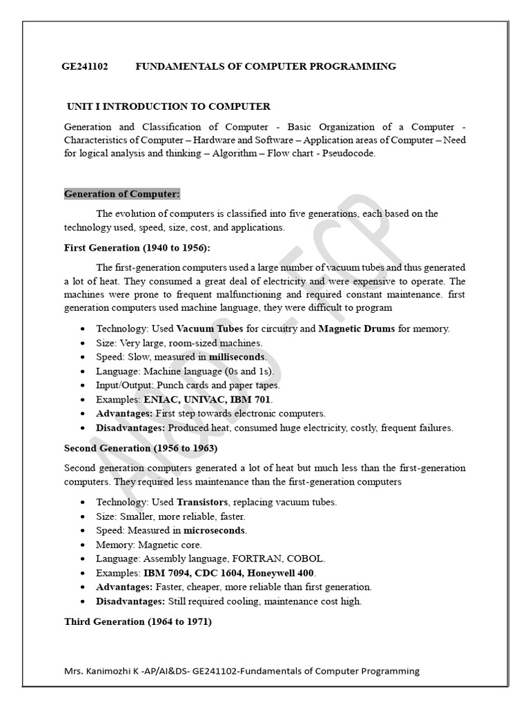 Computer Programming Fundamentals Overview | PDF | Html Element | Hyperlink