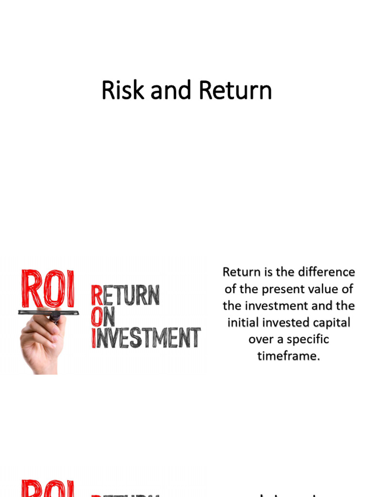 Understanding Investment Risk and Return | PDF | Investing | Standard ...