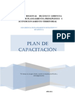 Plan de Plan de Plan de Plan de Capacitación Capacitación Capacitación Capacitación