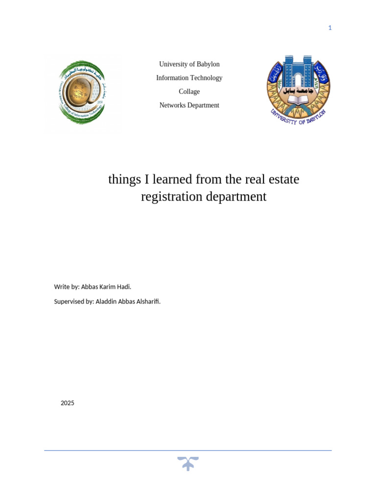 Real Estate Registration Training Insights | PDF | Databases | Cloud ...