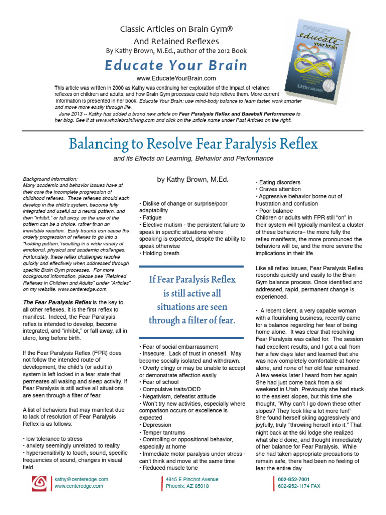 Overcoming Fear Paralysis in Learning | PDF | Fear | Learning