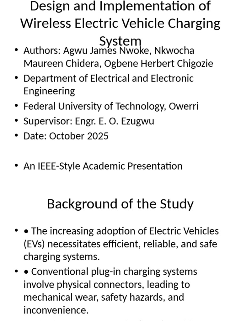 Wireless EV Charging System Design | PDF | Inductance | Inductor