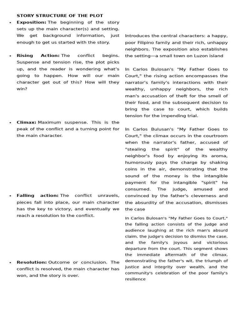 Story Structure of The Plot | PDF