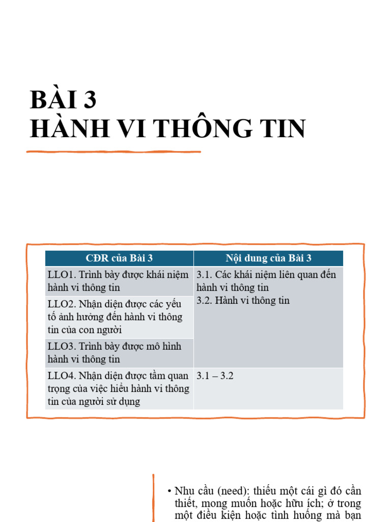 Bai3 Hanhvithongtin | PDF