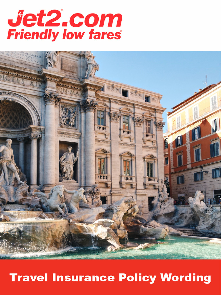 Jet2.com Travel Insurance Policy Details | PDF | Insurance | Medical ...