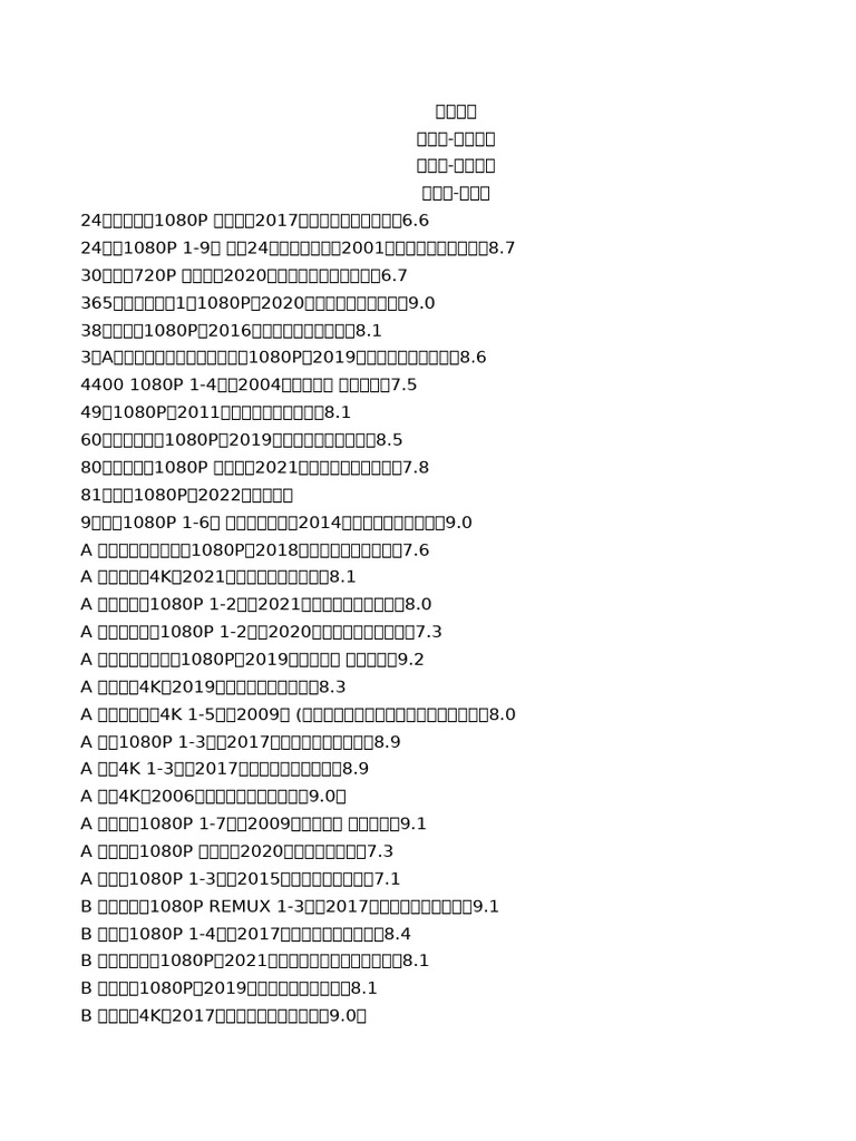 阿里云盘150T影视资源合集| PDF