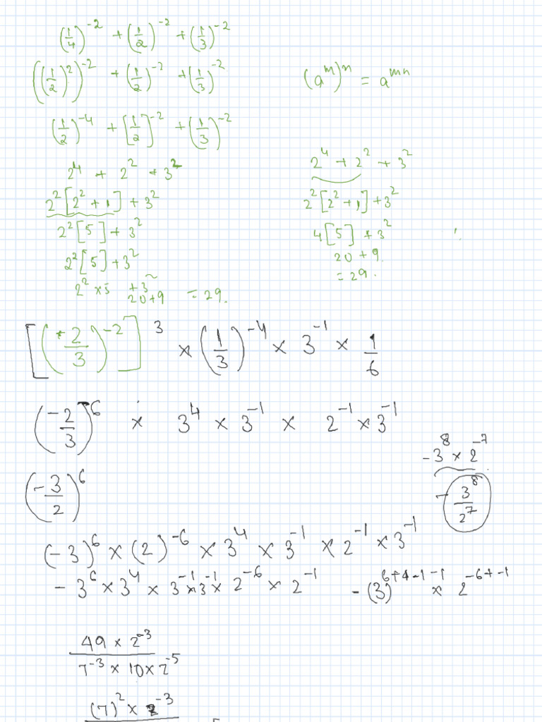Exponents and Powers Grade 8 Exemplar | PDF